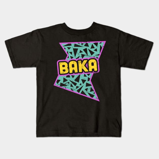 Rad 90s Anime Baka Kids T-Shirt by MeatMan